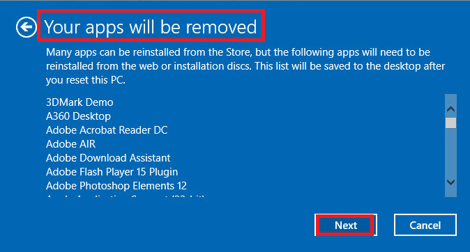 remove applications